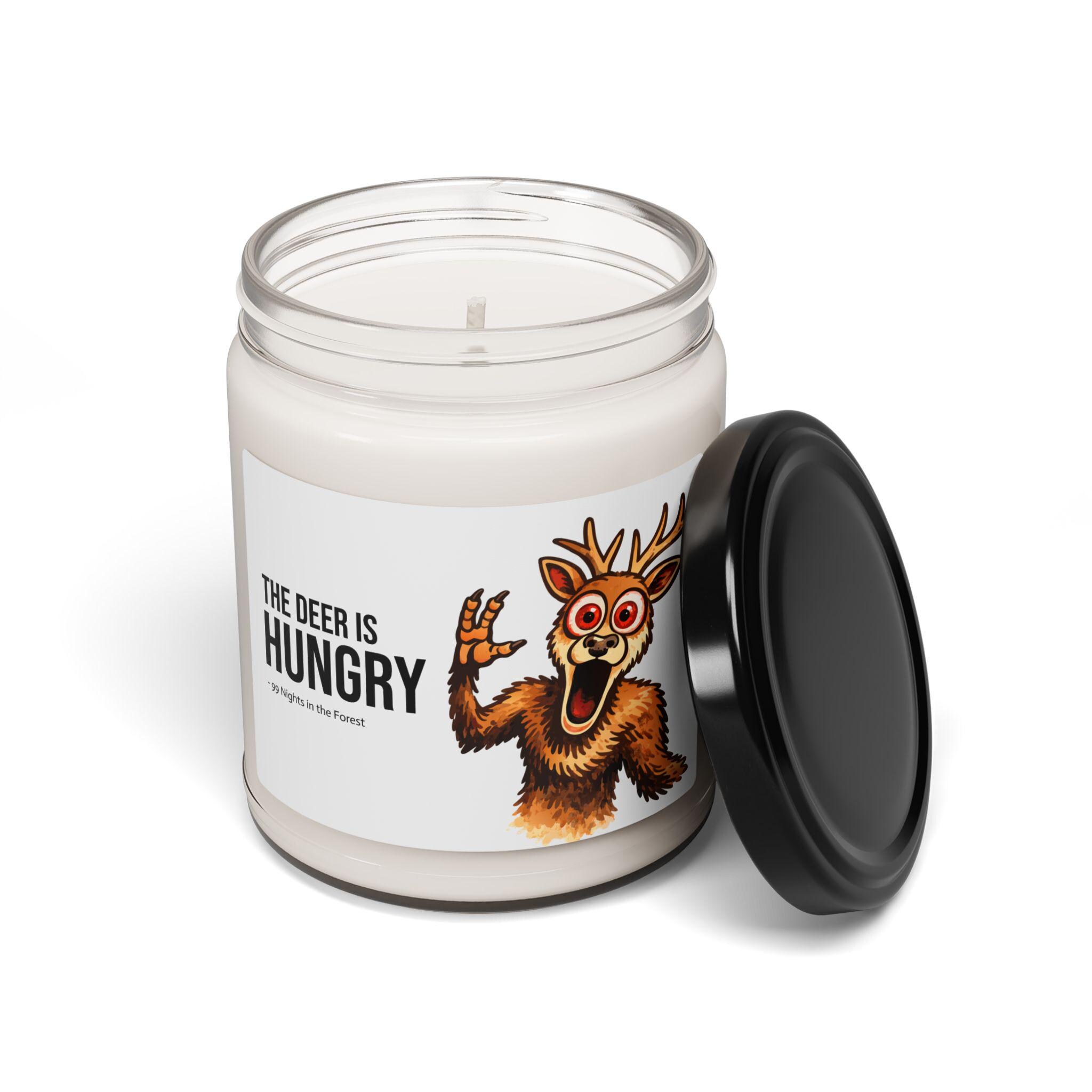 The Deer Candle, 99 Nights in the Forest Roblox Horror Candle, Creepy Gamer Gift, Roblox Fan Merch, 12 oz Scented Candle