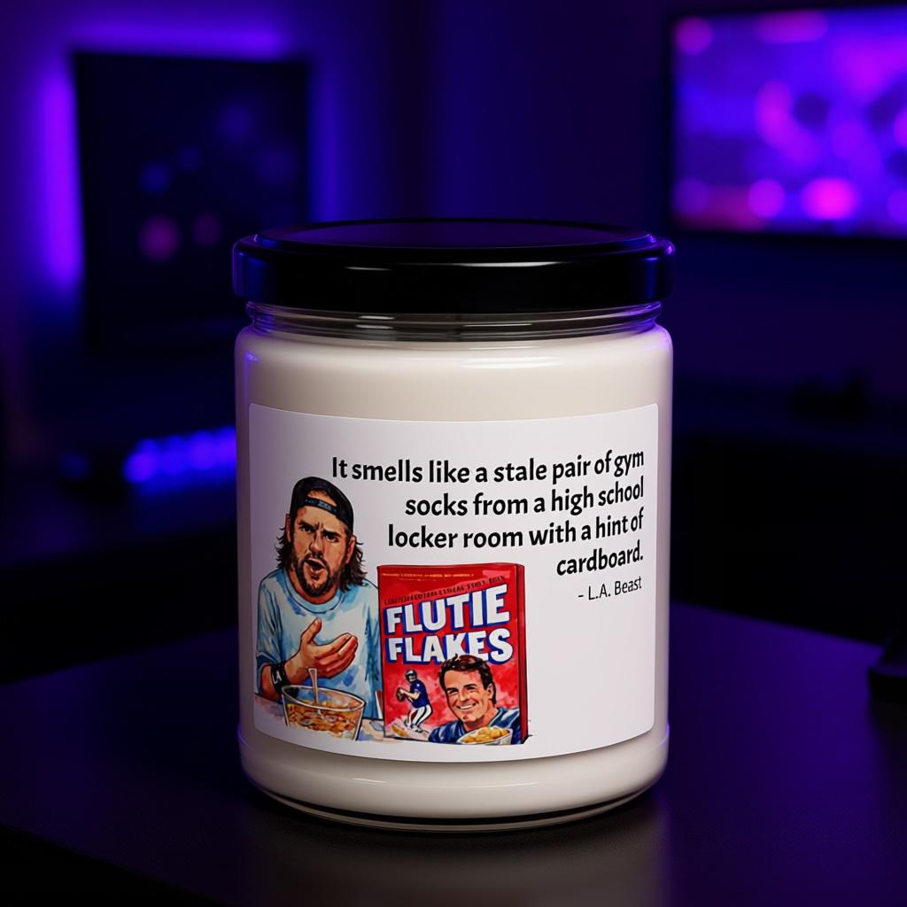 LA Beast Candle, Expired Cereal Challenge Meme Candle, Funny YouTube Gag Gift, 12 oz Scented Candle