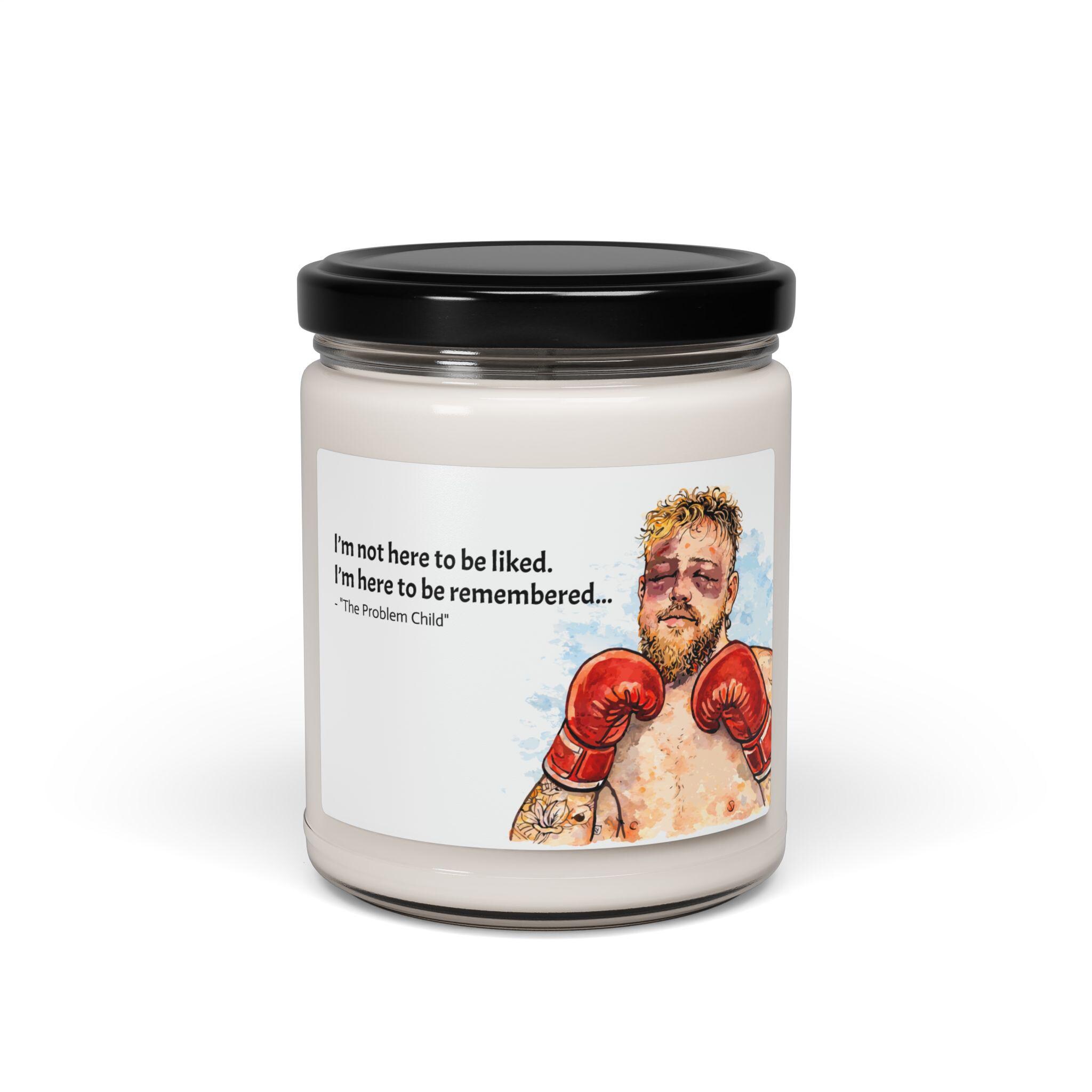 Jake Paul Candle, Problem Child Boxing Meme Candle, Funny Boxing Fan Gift for Him, 12 oz Scented Candle