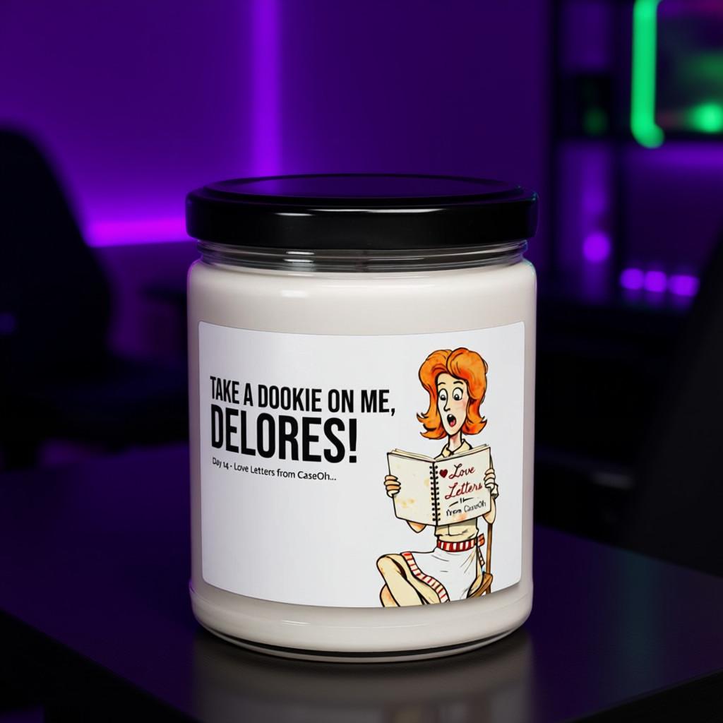 CaseOh Valentine Candle, Funny Gamer Valentines Day Gift, Meme Candle for Boyfriend or Girlfriend, 12 oz Scented Candle