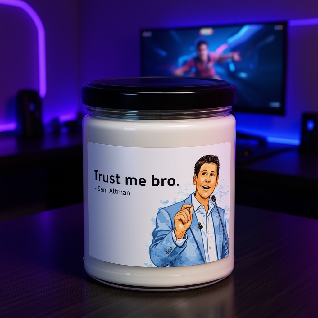Moistcritikal quote candle